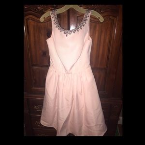 pink formal dress